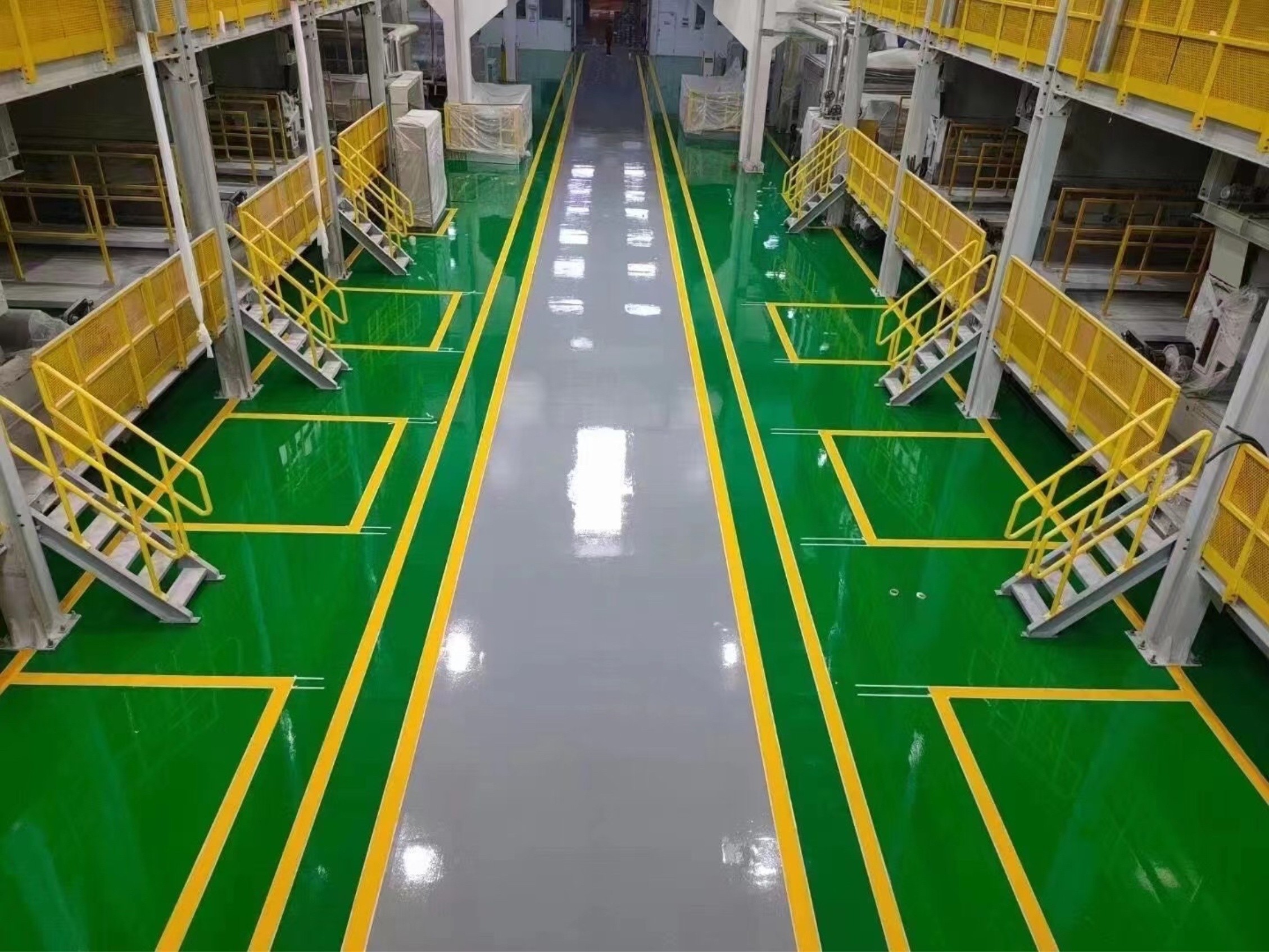 彩田BA-505C防靜電自流平地坪面漆-電子廠房、設備制造車間